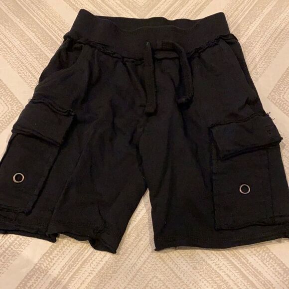 Mish Boys Black Pocket Sweat Shorts - Picture 1 of 6